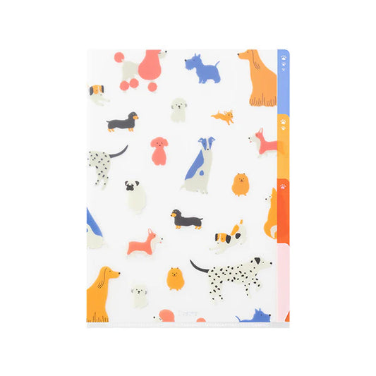 Accessory | A5 3 Pockets File Folder - DOGS #35470-006