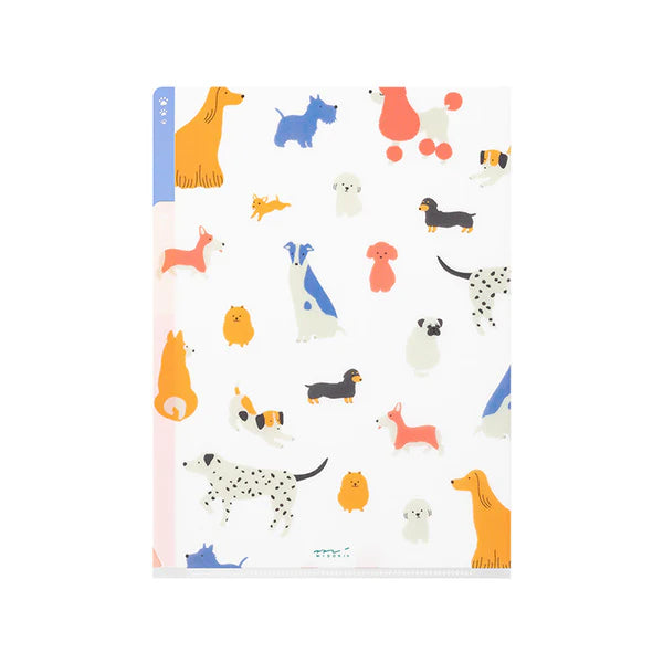 Accessory | A5 3 Pockets File Folder - DOGS #35470-006