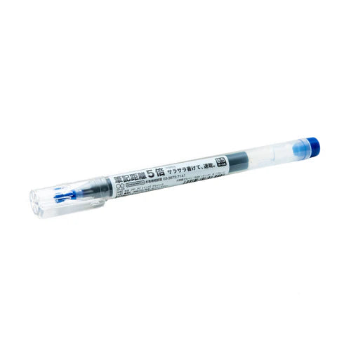 Gel Pen | TANK Large Capacity Pen (0.5 tip) - BLUE