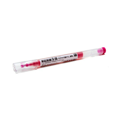 Gel Pen | TANK Large Capacity Pen (0.5 tip) - PINK