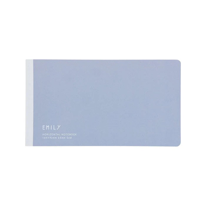 Horizontal Notebook | EMILy Grid (164 x 92) - PERIWINKLE