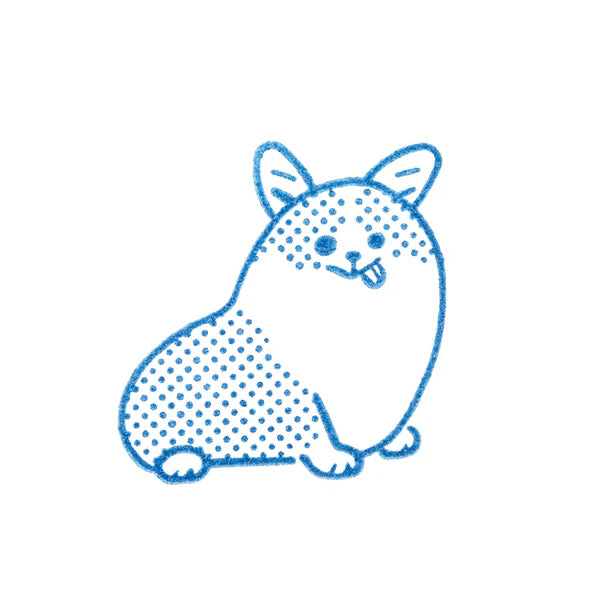 Kori Jirushi | Clear Medium Stamp - CORGI #CLS33-010