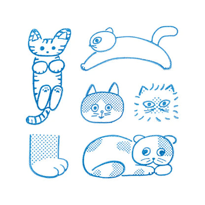 Kori Jirushi | Clear Stamp Set - CATS #CLSS-005