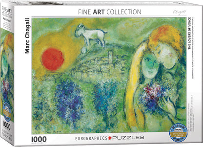 Puzzle 1000 PC | Marc Chagall - The Lovers of Venice #6000-0848