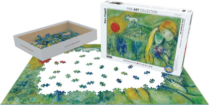 Puzzle 1000 PC | Marc Chagall - The Lovers of Venice #6000-0848