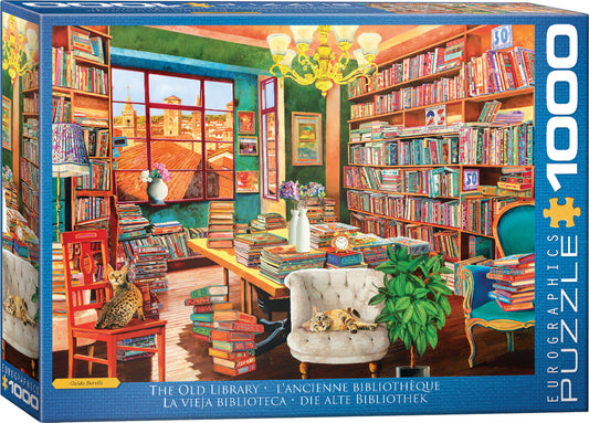 Puzzle 1000 PC | Guido Borelli - OLD LIBRARY #6000-5888