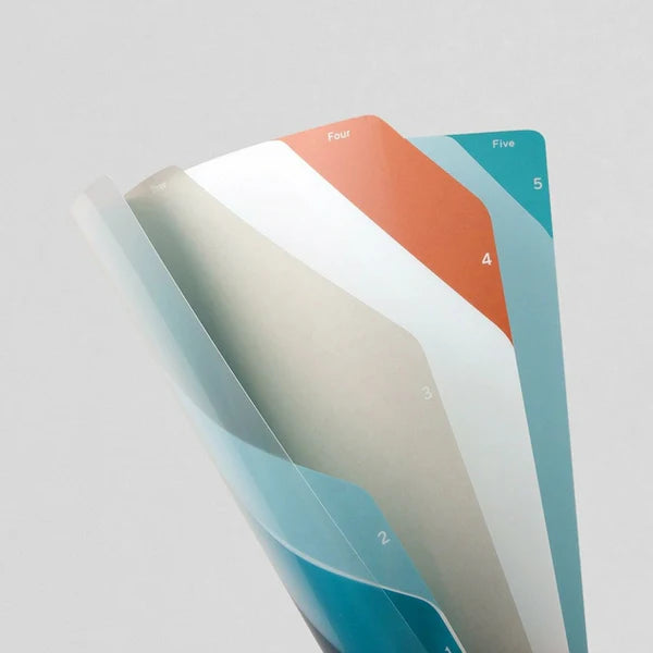 Accessory | A4 5 Pockets File Folder - DIAGNL BL'S #35340-006