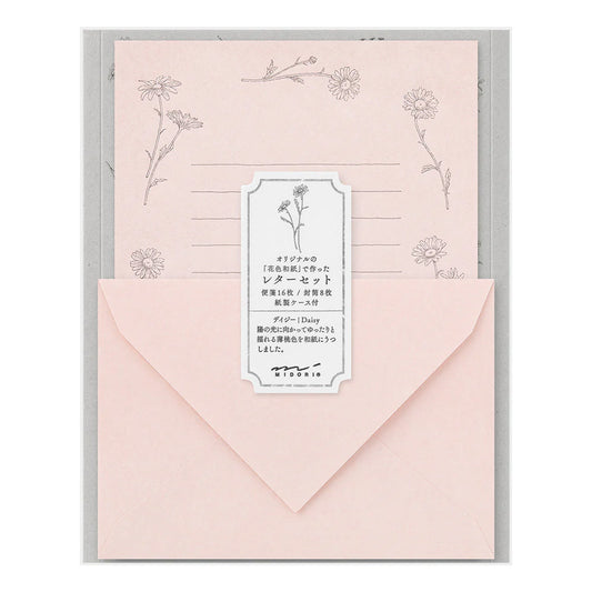 Letter Set | Floral Coloured Washi Paper - DAISY #86929-006