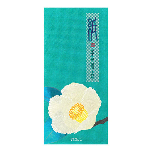 Notepad | 567 Silk Printing Japanese Stewartia - LONG #89567-006