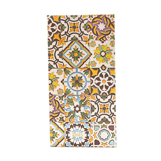 2025 Slim | Hard Cover (WEEKLY) - PORTO Portuguese Tiles