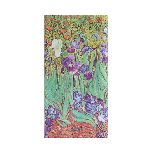 2025 Slim | Hard Cover (WEEKLY) - Van Gogh Irises