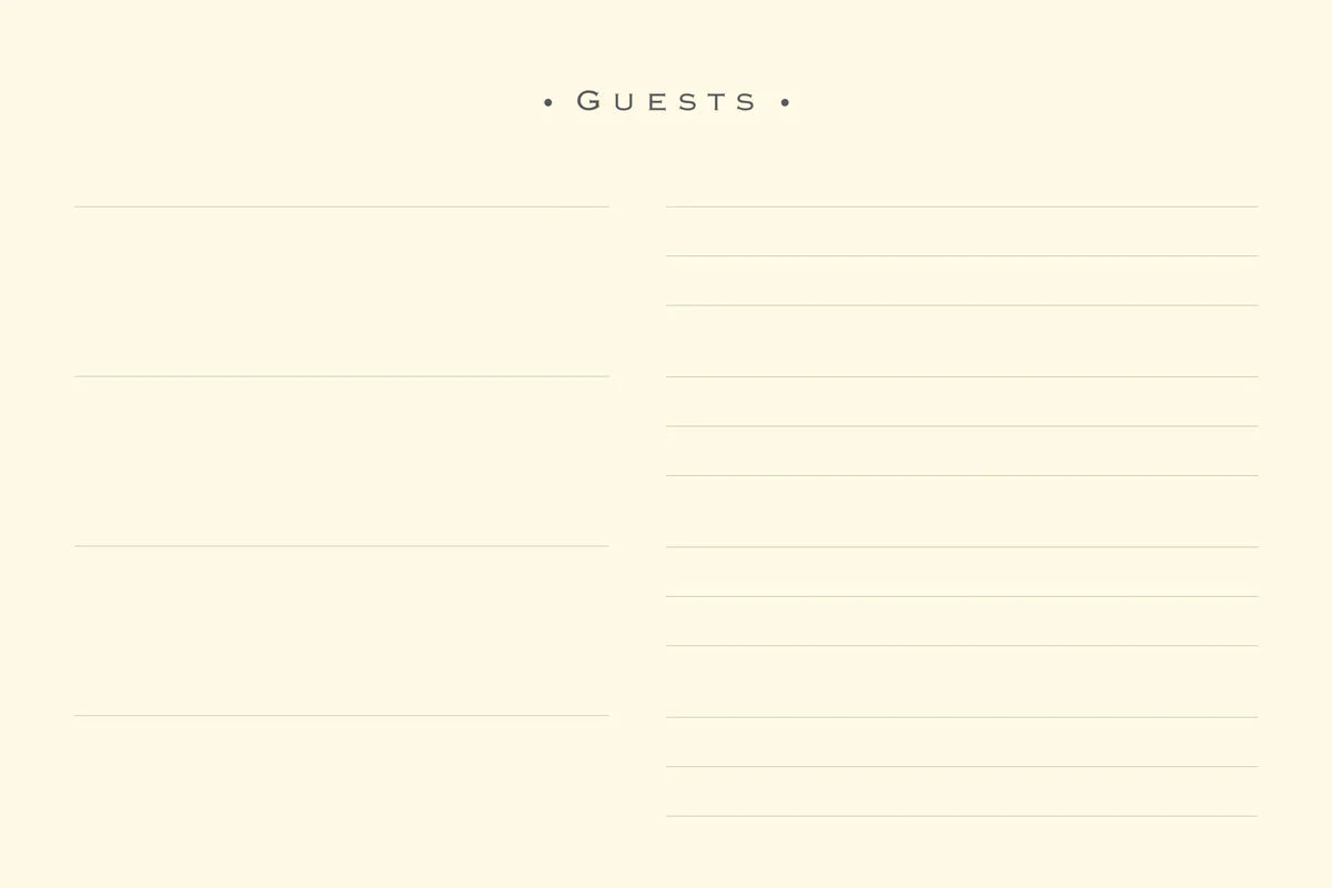 Guest Book | Classic - BLACK #303318-2