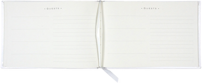 Guest Book | Leather - WHITE #305596-2