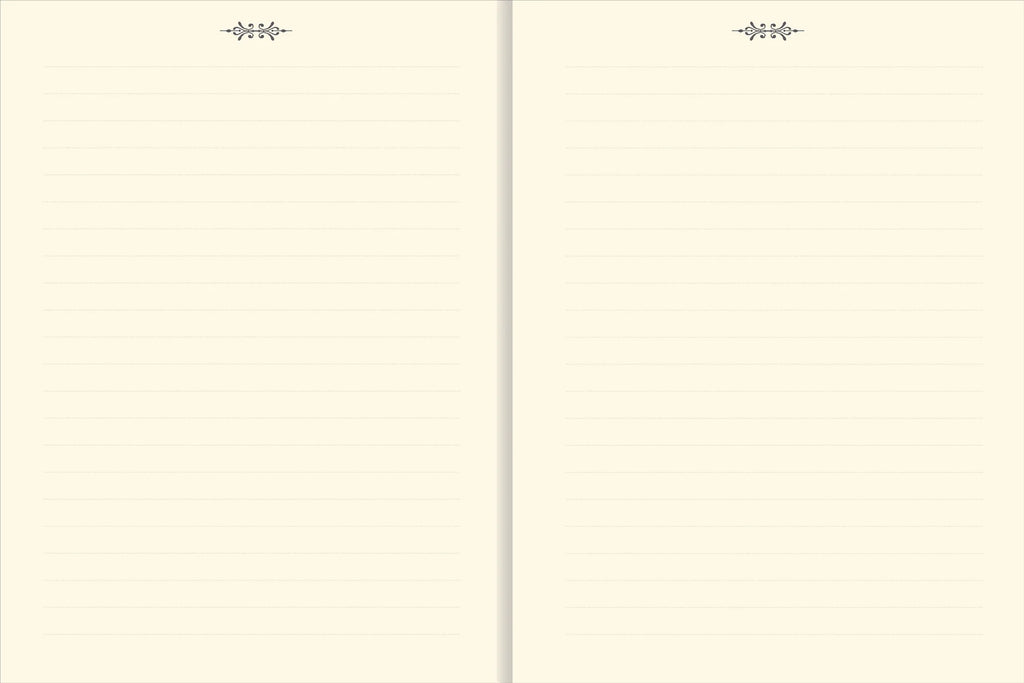 Lined Journal | Gilded Edges - OBSIDIAN #310583-2