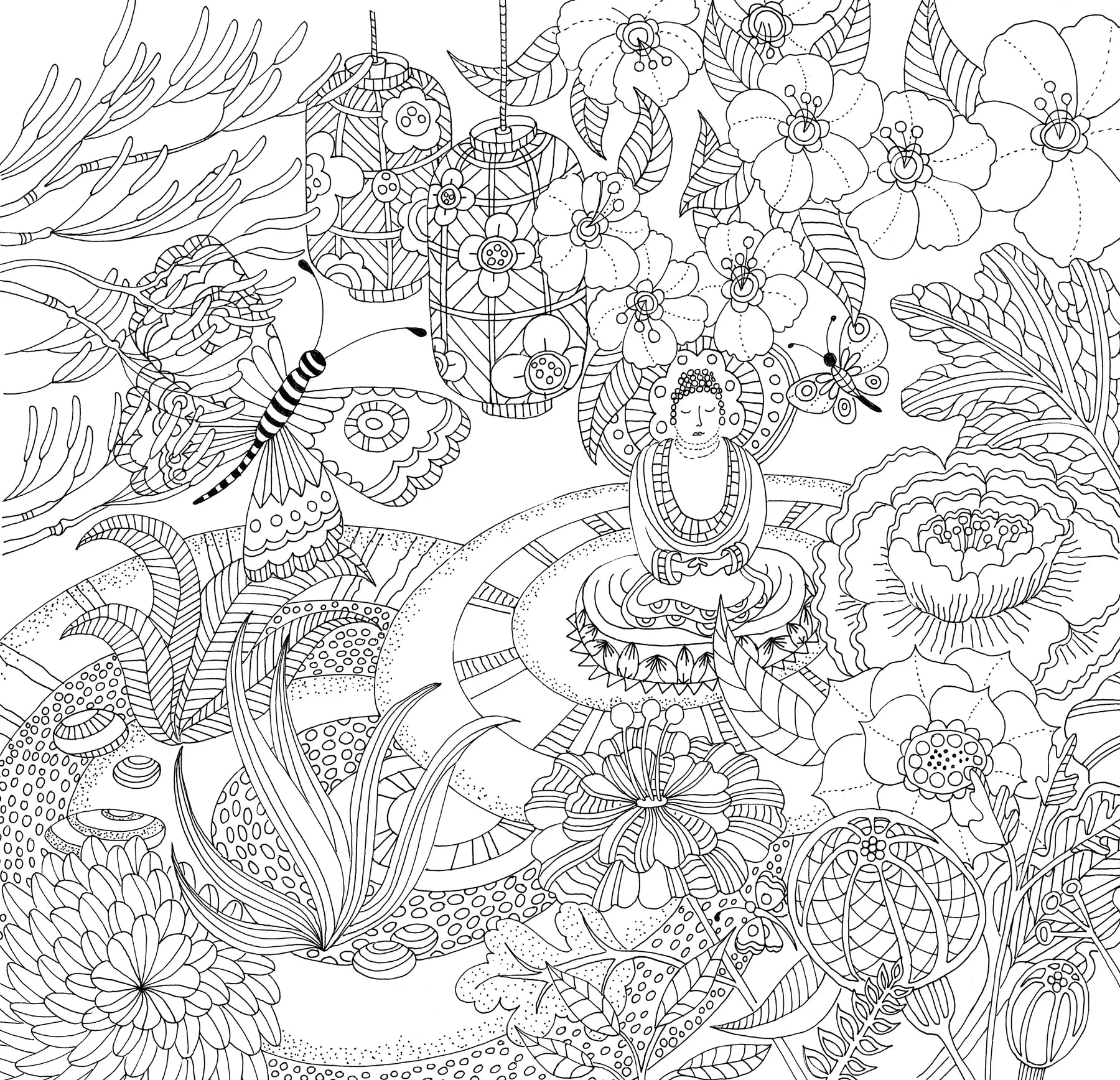 Colouring Book | ADULT-ZEN GARDEN #320063-2