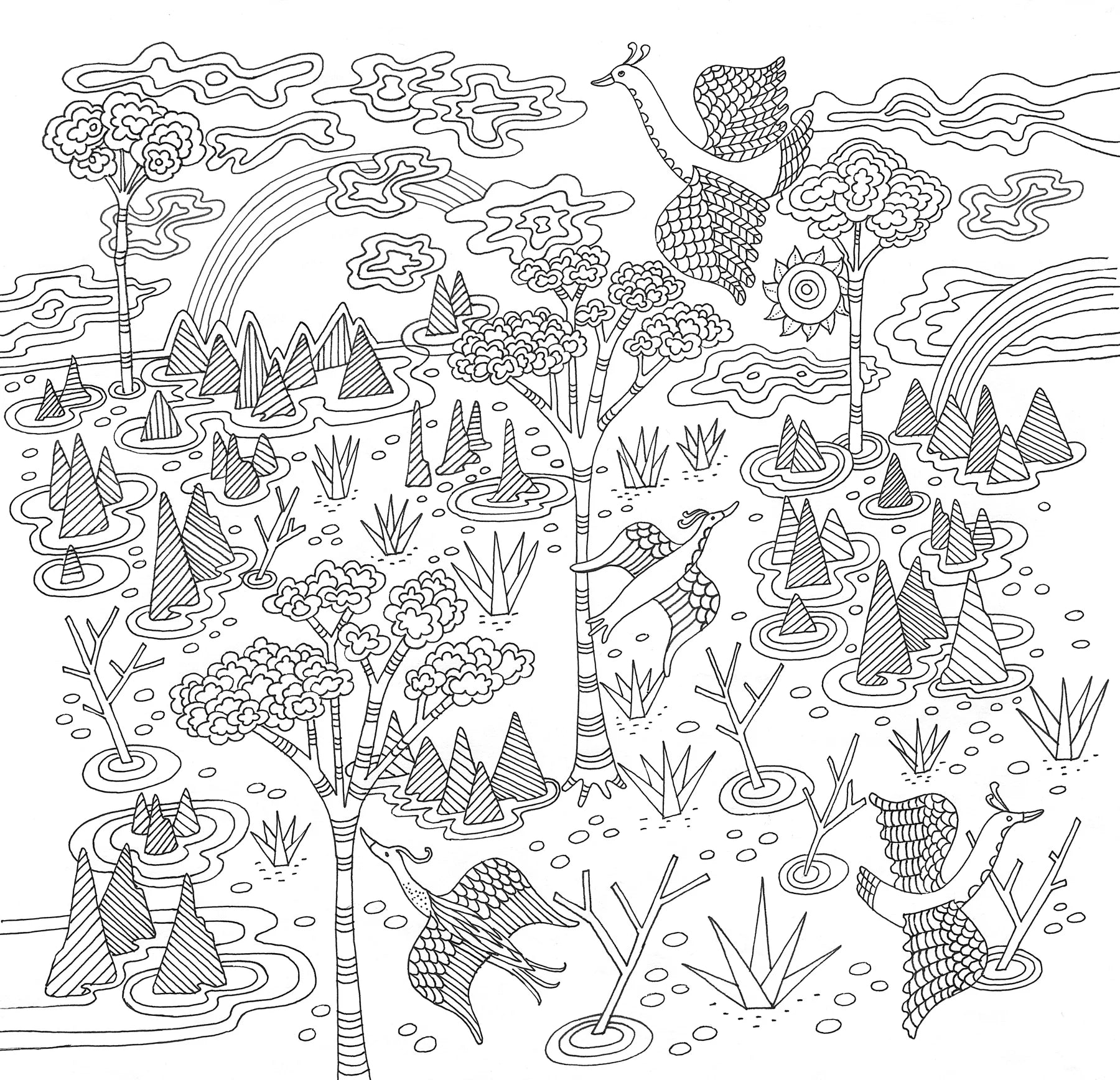 Colouring Book | ADULT-ZEN GARDEN #320063-2