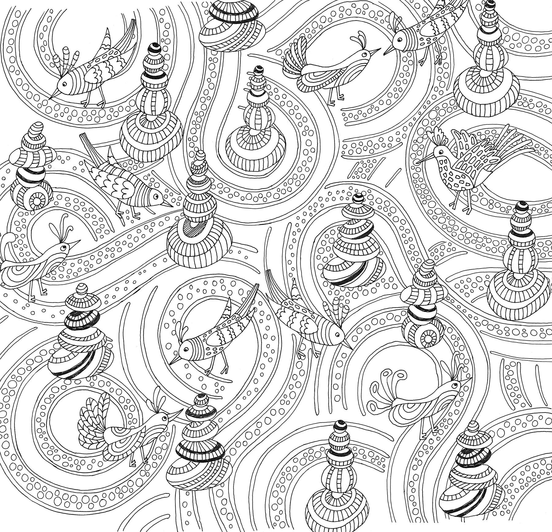Colouring Book | ADULT-ZEN GARDEN #320063-2