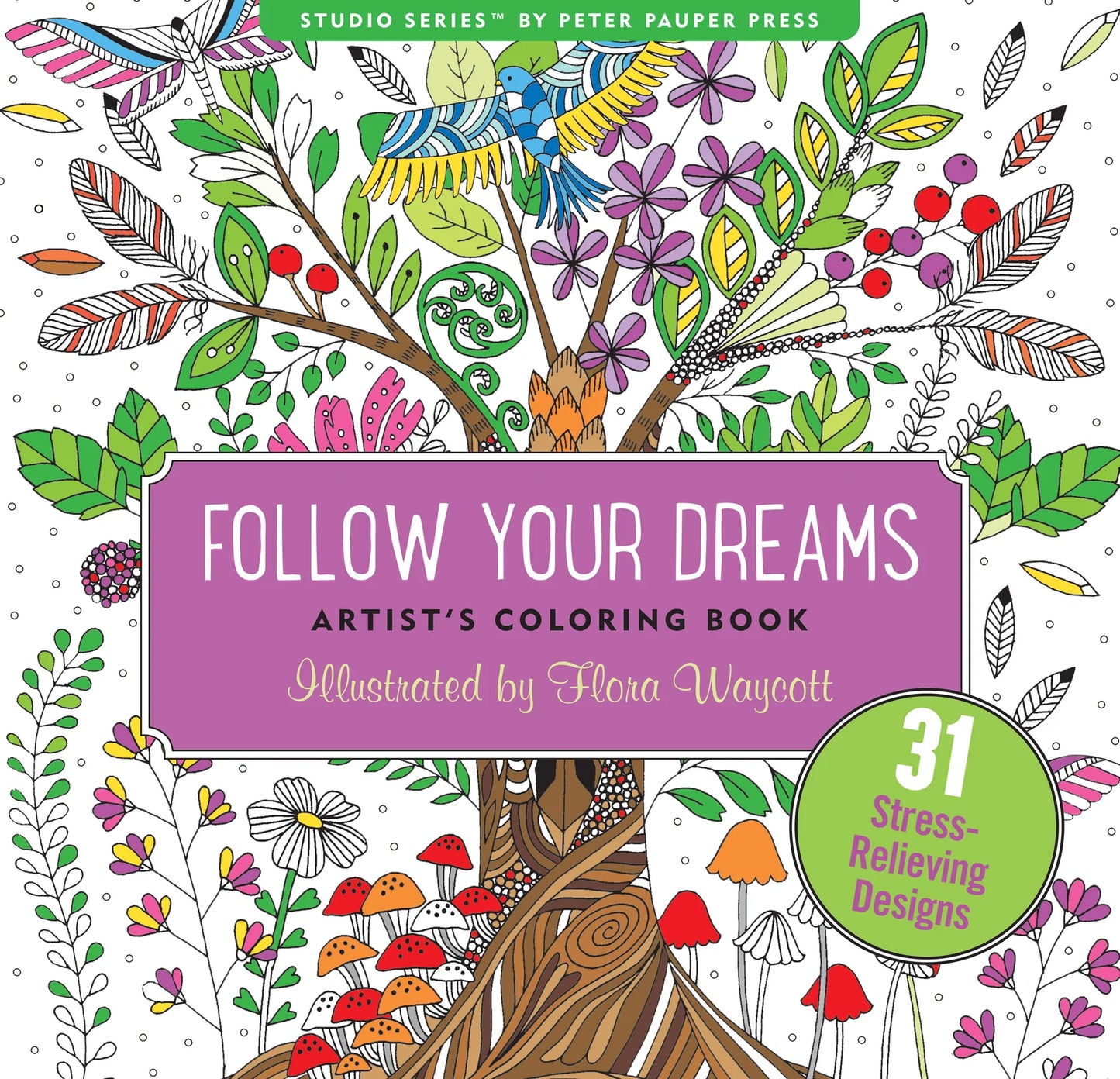 Colouring Book | ADULT-FOLLOW DREAMS #320094-2