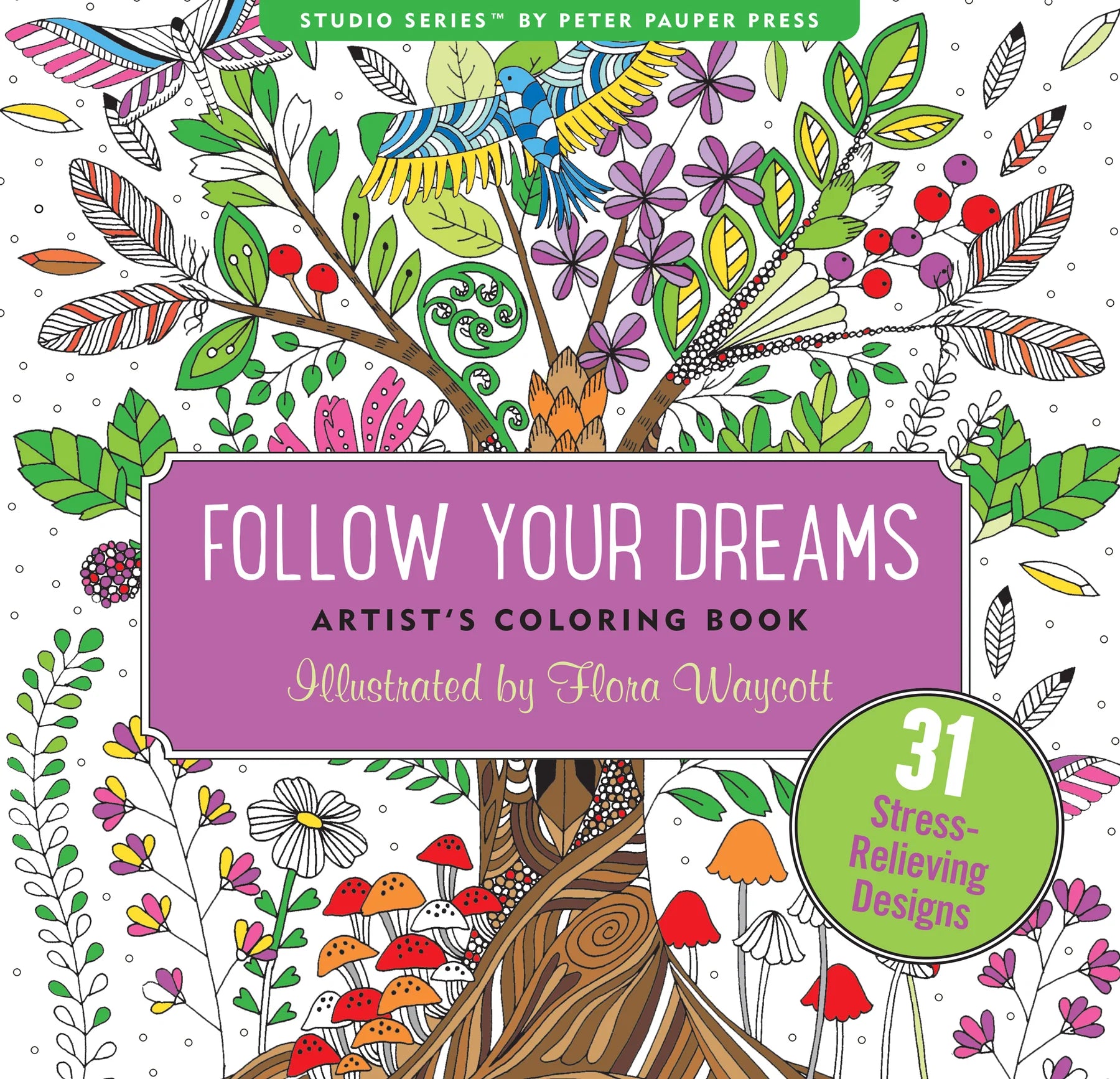 Colouring Book | Adult - FOLLOW DREAMS #320094-2