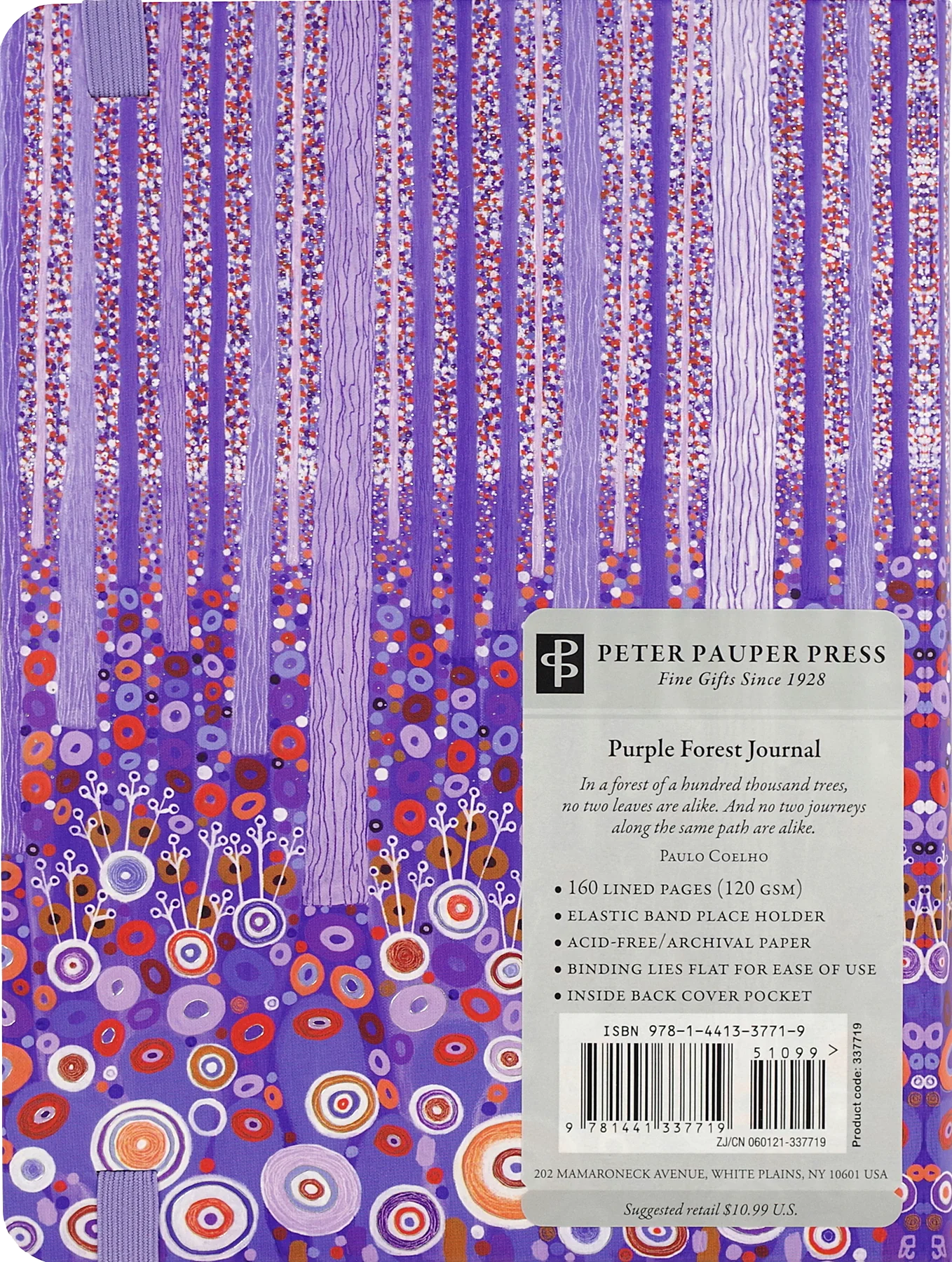 Lined Journal | Medium - PURPLE FOREST #337719-2