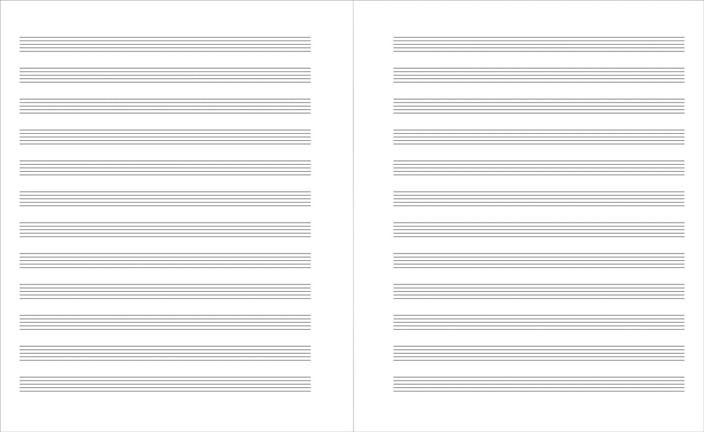 Music Journal | Music Manuscript - BLACK #339669-2