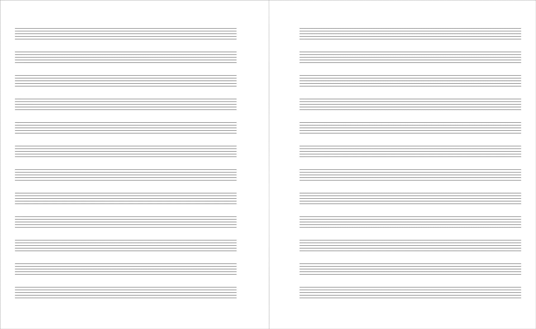 Music Journal | Music Manuscript - BLACK #339669-2