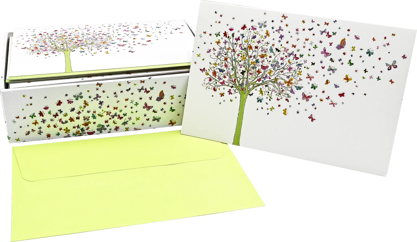 Boxed Note Cards | TREE OF BUTTERFLIES #340498-2