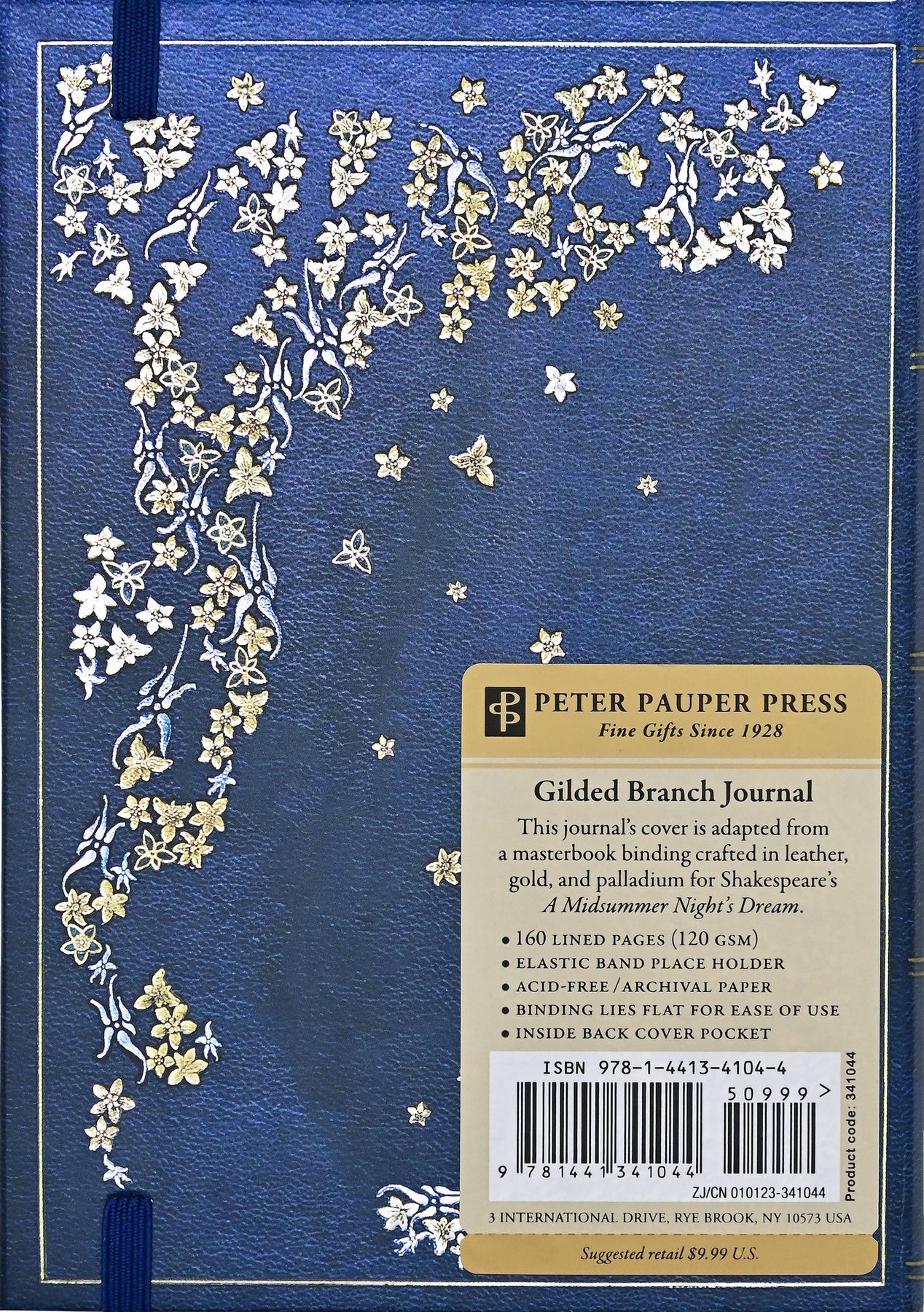 Lined Journal | Small - GILDED BRANCH #341044-2