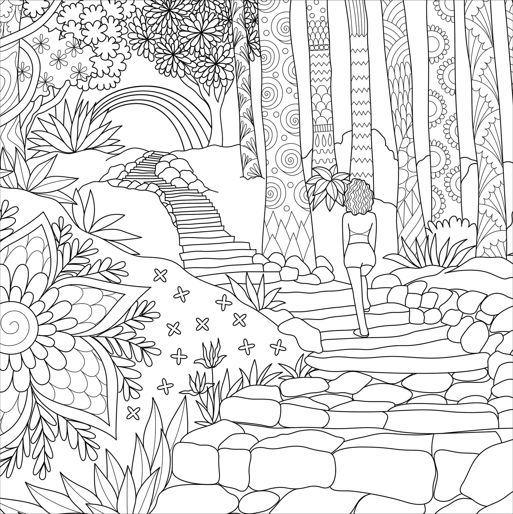 Colouring Book | Adult - BOHO DREAMS #342249-2
