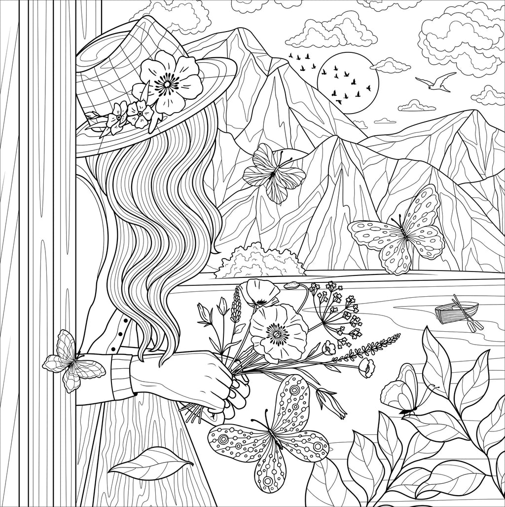 Colouring Book | Adult - BOHO DREAMS #342249-2