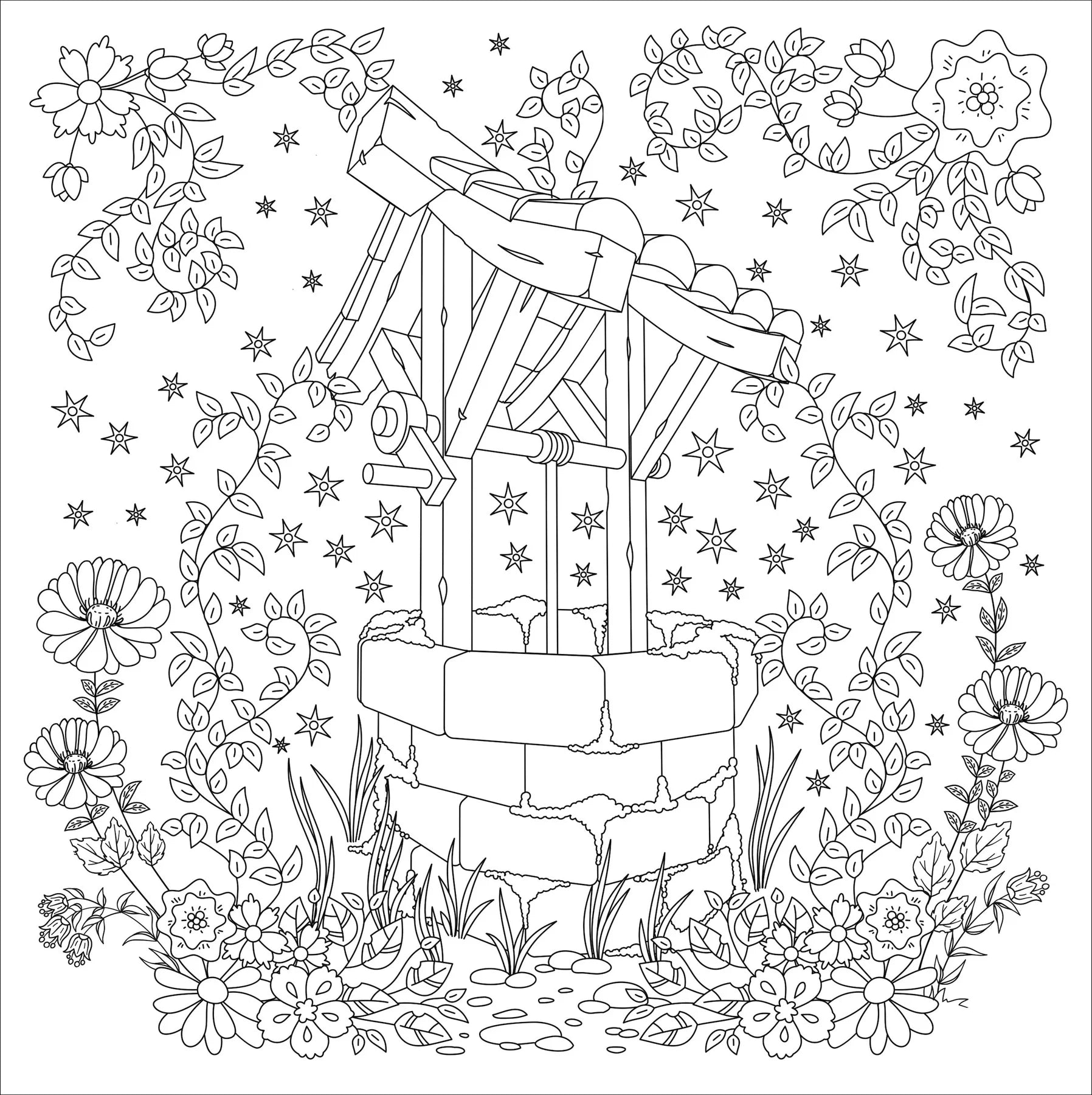 Colouring Book | Adult - COTTAGECORE #342539-2