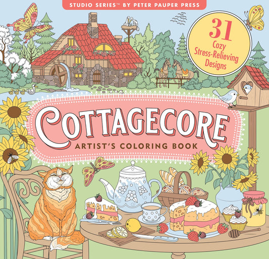 Colouring Book | Adult - COTTAGECORE #342539-2