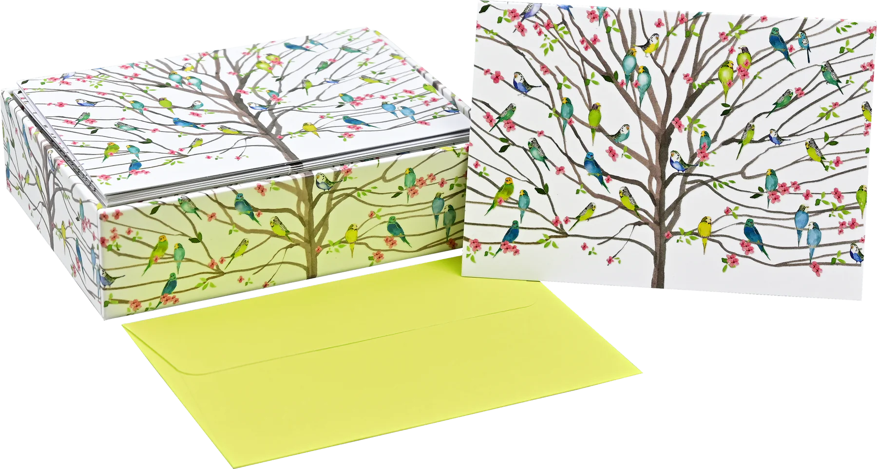 Boxed Note Cards | TREE OF BUDGIES #343154-2