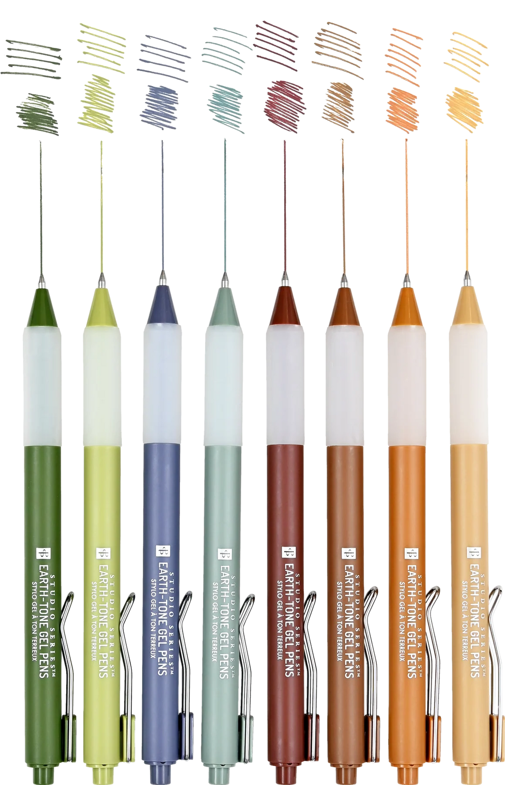 Pen Set | Set of 8 Gel Pen - EARTH TONE #344144-2