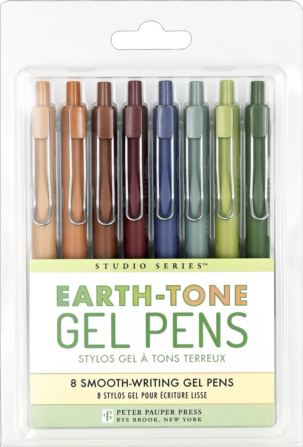 Pen Set | Set of 8 Gel Pen - EARTH TONE #344144-2