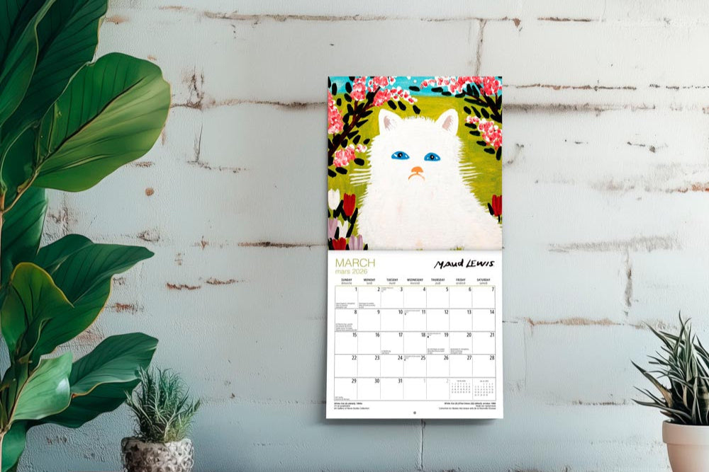2026 Medium Wall Calendar | 8.5" X 8.5" - MAUD LEWIS