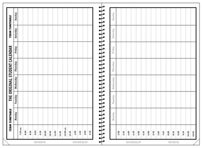 Étoile polaire | Calendrier académique - CALENDRIER ÉTUDIANT 2023-24 #OSC