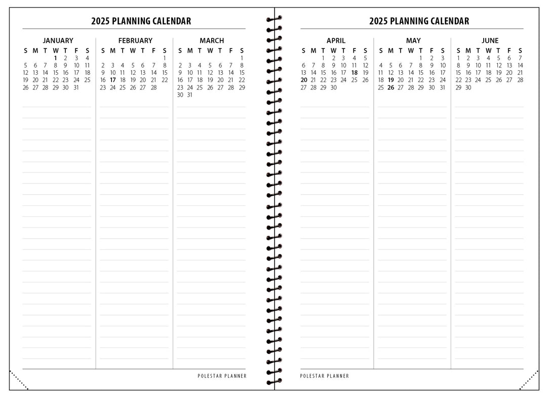 2025 Planner | Polestar Personal Planner