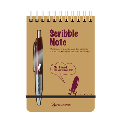 Notebook | Scribble Memo Note + Pen Set - ANNE #ME7-TR