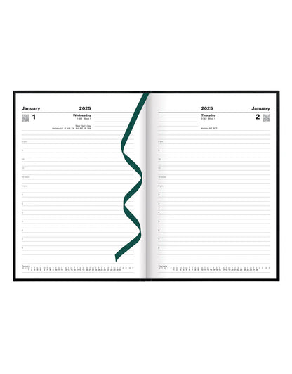 2025 Standard | Day to Page Planner (A5) - BLACK #C10XBK