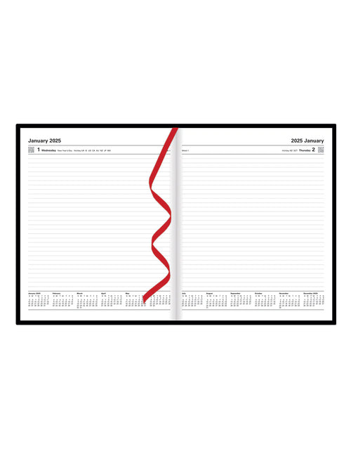 2026  Standard | Day to Page Planner (Quarto) - BLACK #C10YBK