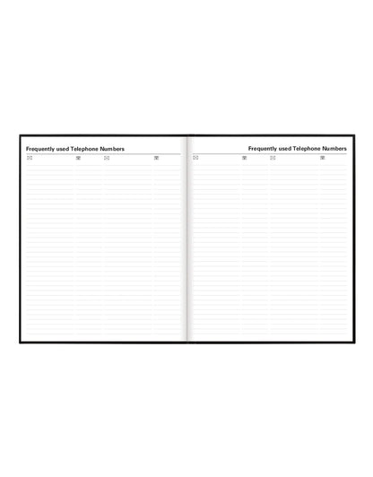 2025 Principal | Week to View Planner (Quarto) - BLACK #C30YABK