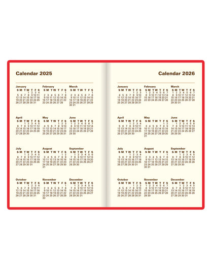 2026 Belgravia | Week to View Planner (Mini) - RED #C33ERD