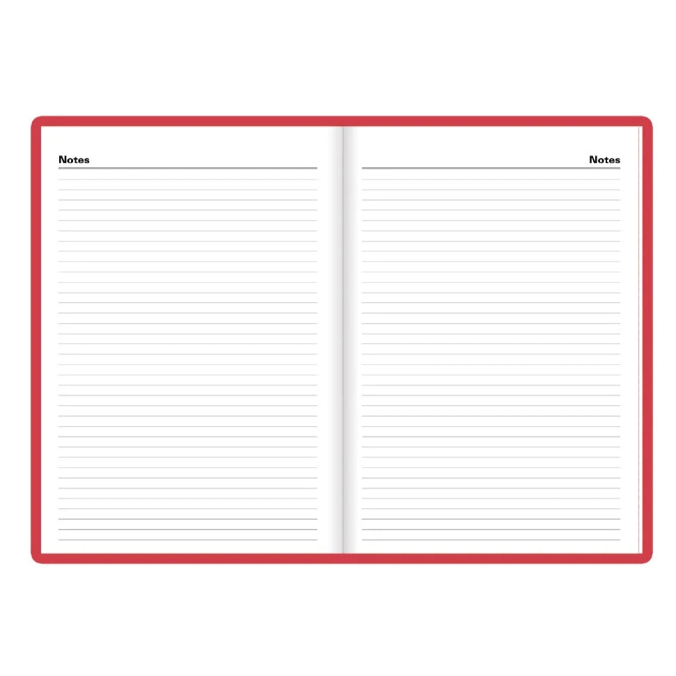 2026 Milano | Week to View Planner with Appointments (A5) - RED #CTO3XURD