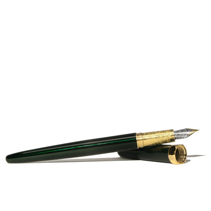 The Bijou | Fountain Pen (Medium) - EMERALD GARDENS #BFP-M-ED