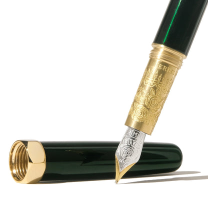 The Bijou | Fountain Pen (Medium) - EMERALD GARDENS #BFP-M-ED