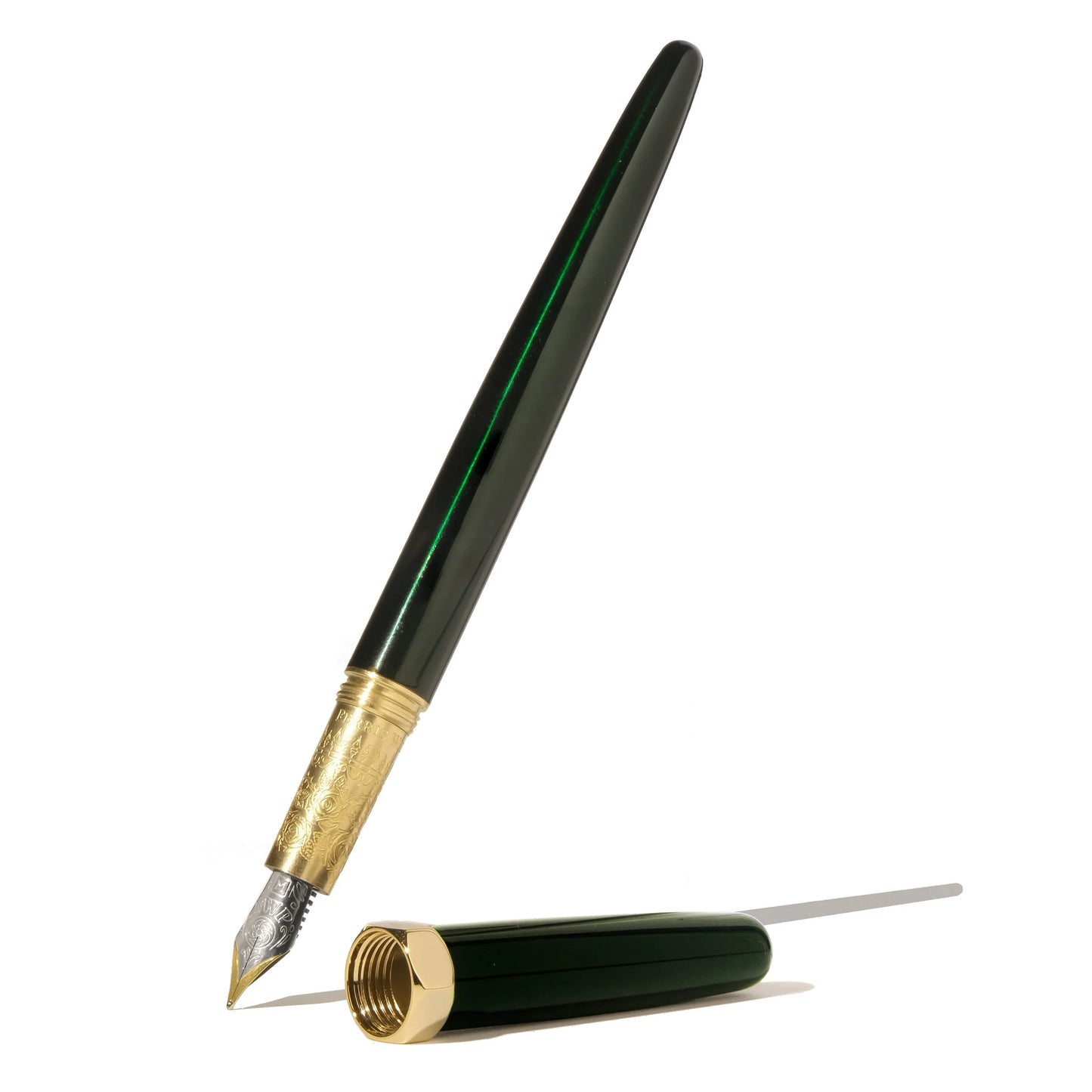 The Bijou | Fountain Pen (Medium) - EMERALD GARDENS #BFP-M-ED