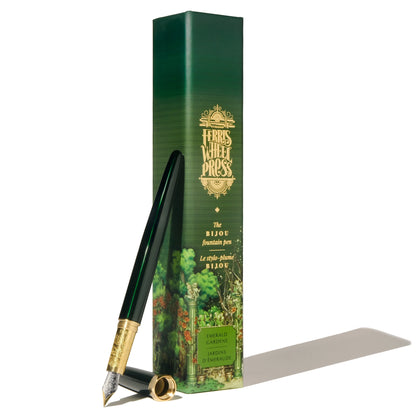 The Bijou | Fountain Pen (Medium) - EMERALD GARDENS #BFP-M-ED