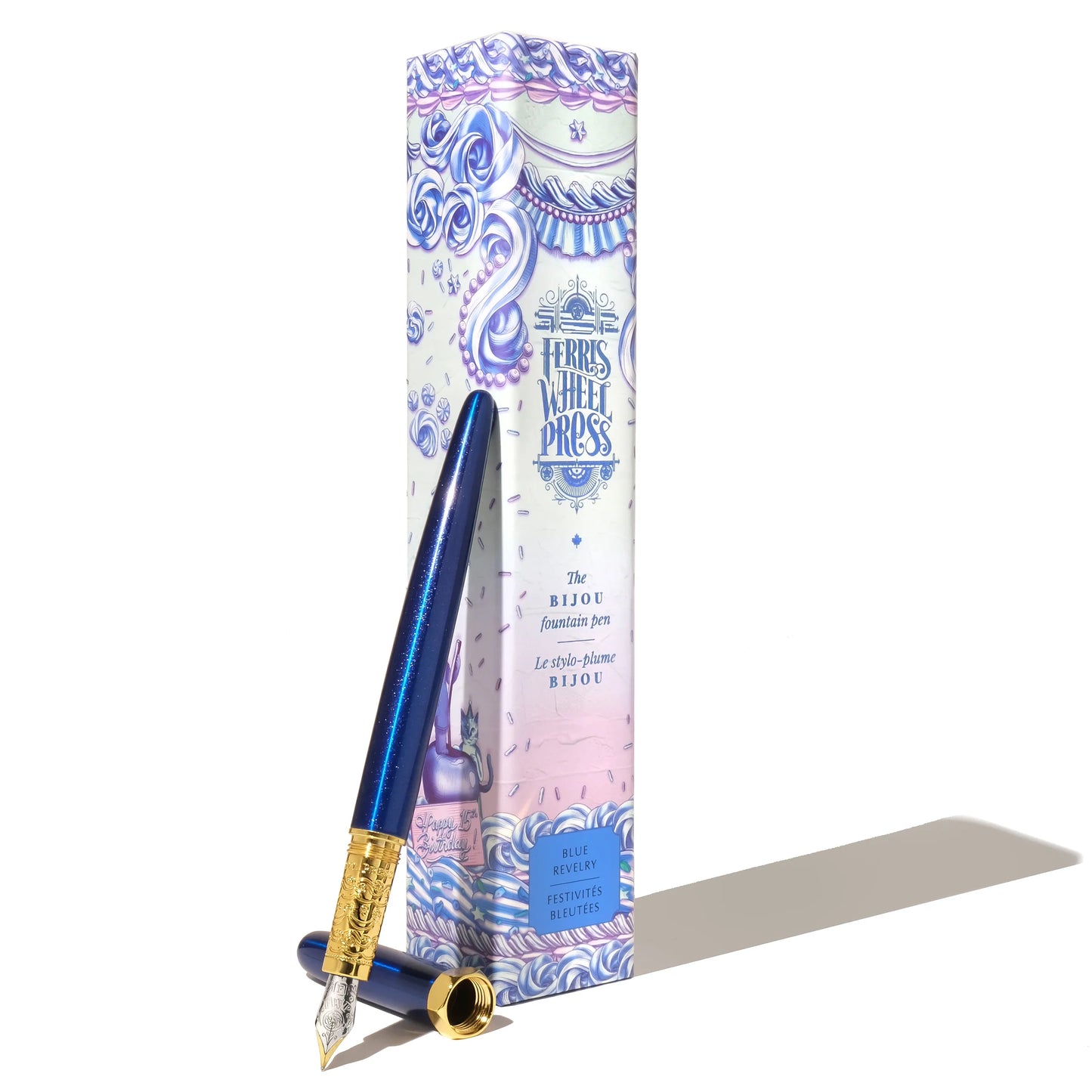 The Bijou Fountain Pen | Blue Revelry - FINE