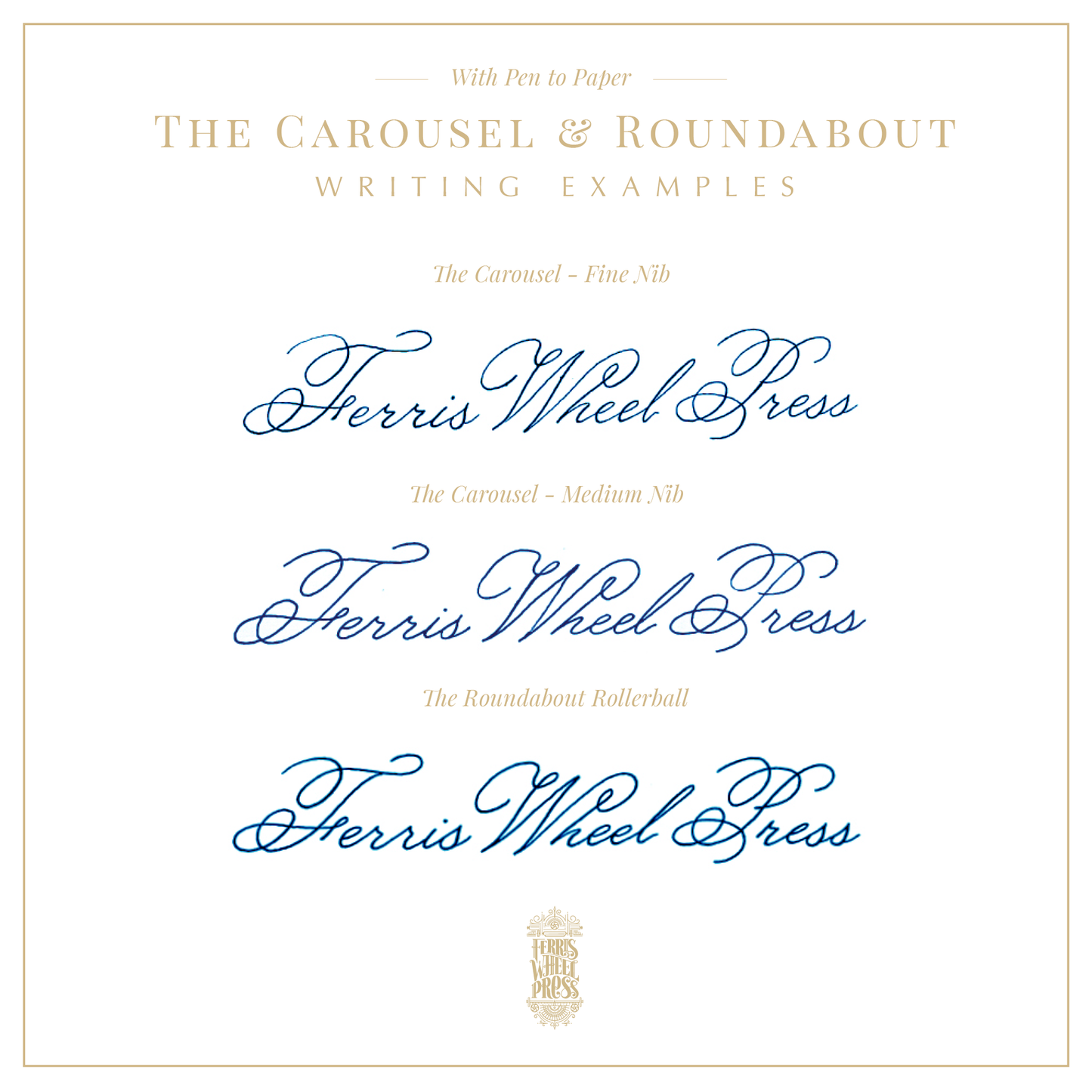 The Carousel Fountain Pen | Tides of Midas - MEDIUM